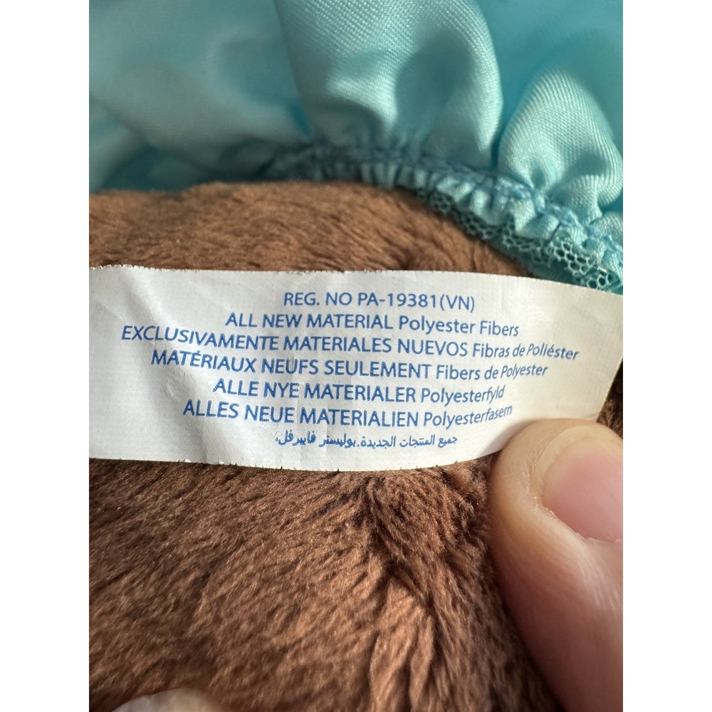 Build A Bear Sammy the Squirrel Plush '22 BAB Teal Daisy Dress Great Wolf Lodge - Picture 7 of 10